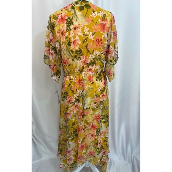NEW YELLOW FLORAL DRESS - Picture 9 of 13